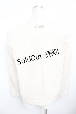 画像2: PINK HOUSE / ロゴプリントジャケット F 生成り Y-25-11-30-146-LO-JA-SZ-ZY