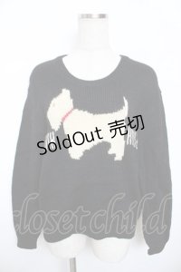 PINK HOUSE / テリアセーター F 黒 Y-25-11-30-151-LO-TO-SZ-ZY