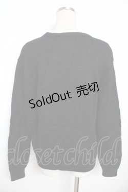 画像2: PINK HOUSE / テリアセーター F 黒 Y-25-11-30-151-LO-TO-SZ-ZY