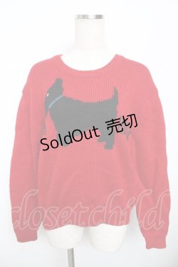 画像1: PINK HOUSE / テリアセーター F 赤 Y-25-11-30-152-LO-TO-SZ-ZY
