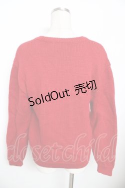 画像2: PINK HOUSE / テリアセーター F 赤 Y-25-11-30-152-LO-TO-SZ-ZY