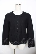 PINK HOUSE / ウールカーディガン F 黒 Y-25-11-30-153-LO-TO-SZ-ZY