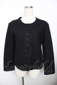 PINK HOUSE / ウールカーディガン F 黒 Y-25-11-30-153-LO-TO-SZ-ZY