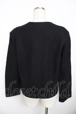 画像2: PINK HOUSE / ウールカーディガン F 黒 Y-25-11-30-153-LO-TO-SZ-ZY