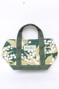 PINK HOUSE / 鈴蘭柄ミニトートバッグ  グリーン Y-25-11-30-022-LO-BG-SZ-ZY