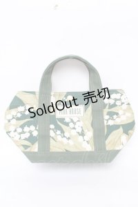 PINK HOUSE / 鈴蘭柄ミニトートバッグ  グリーン Y-25-11-30-022-LO-BG-SZ-ZY