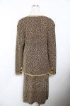 画像2: INGEBORG / ラメ混ミックスツイードセットアップ F ブラウン×ゴールド Y-25-11-30-156-LO-JA-SZ-ZT613 (2)