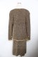 画像2: INGEBORG / ラメ混ミックスツイードセットアップ F ブラウン×ゴールド Y-25-11-30-156-LO-JA-SZ-ZY (2)