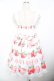 画像2: Baby Cat Dress / いちごジャンパースカート M 白 Y-25-11-30-157-LO-OP-SZ-ZY (2)