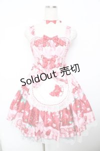 Dream Lolita / Strawberry Cream ジャンパースカート  ピンク Y-25-11-30-158-LO-OP-SZ-ZY