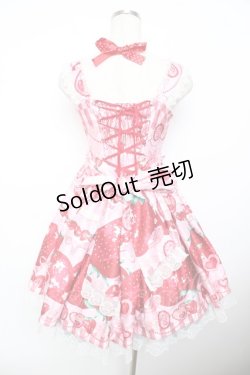 画像2: Dream Lolita / Strawberry Cream ジャンパースカート  ピンク Y-25-11-30-158-LO-OP-SZ-ZY