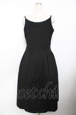 画像2: powder / 刺繍入りキャミワンピース F 黒 Y-25-11-30-160-LO-OP-SZ-ZY