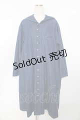 powder / セーラーカラーシャツワンピース F インディゴ Y-25-11-30-166-LO-OP-SZ-ZY