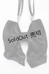 Alice Mashiro / 眞白ありす/リボンマルチWAYバッグ  黒 Y-25-11-30-023-LO-BG-SZ-ZY