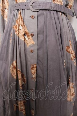 画像3: powder / テディ柄ワンピース F グレー Y-25-11-30-167-LO-OP-SZ-ZY