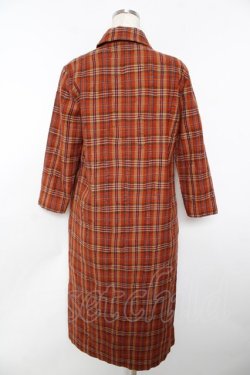 画像2: powder / チェック柄ウールワンピース F オレンジ Y-25-11-30-168-LO-OP-SZ-ZY