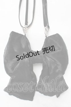 画像2: Alice Mashiro / 眞白ありす/リボンマルチWAYバッグ  黒 Y-25-11-30-023-LO-BG-SZ-ZY