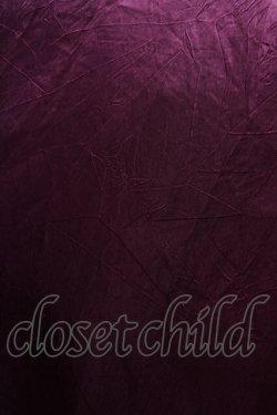 画像3: powder / フロント刺繍サテンワンピース F ワイン Y-25-11-30-171-LO-OP-SZ-ZY