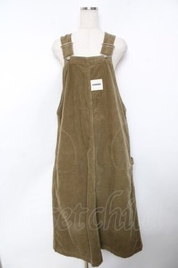 画像1: powder / コーデュロイサロペット F カーキ Y-25-11-30-173-LO-OP-SZ-ZY
