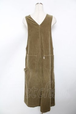 画像2: powder / コーデュロイサロペット F カーキ Y-25-11-30-173-LO-OP-SZ-ZY