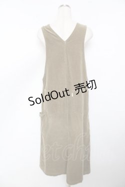 画像2: powder / コーデュロイサロペット F カーキ Y-25-11-30-173-LO-OP-SZ-ZY