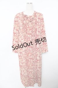 PINK HOUSE / ポピー柄ワンピース F 赤 Y-25-11-30-174-LO-OP-SZ-ZY