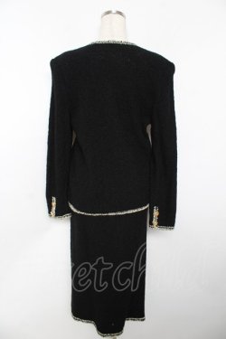 画像2: INGEBORG / 配色ツイードセットアップ F 黒 Y-25-11-30-175-LO-JA-SZ-ZY