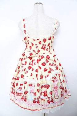 画像2: Angelic Pretty / Lyrical Bunny Parlorジャンパースカート  イエロー Y-25-11-30-176-AP-OP-SZ-ZY