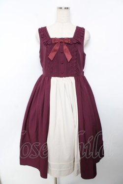 画像1: axes femme kawaii / エレガントドールジャンスカ M ワイン Y-25-11-30-178-AX-OP-SZ-ZY