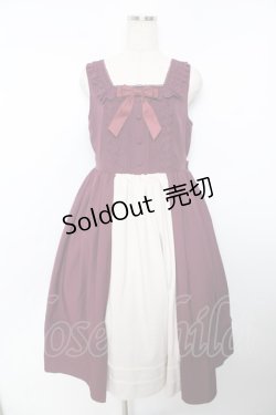 画像1: axes femme Kawaii / エレガントドールジャンスカ M ワイン Y-25-11-30-178-AX-OP-SZ-ZY