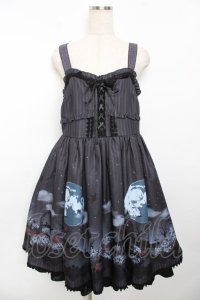 axes femme kawaii / トリックナイトワンピース M 黒 Y-25-11-30-181-AX-OP-SZ-ZI