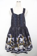 axes femme kawaii / ジュエリースターズワンピース M 紺 Y-25-11-30-182-AX-OP-SZ-ZY