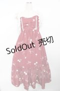 axes femme / チェリー柄フリルリボンワンピース F 赤 Y-25-11-30-185-AX-OP-SZ-ZI