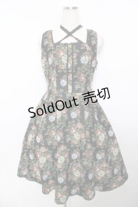 axes femme / アンティーク風ゴブランジャンスカ F 黒 Y-25-11-30-189-AX-OP-SZ-ZY