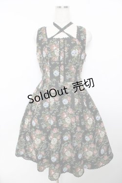 画像1: axes femme / アンティーク風ゴブランジャンスカ F 黒 Y-25-11-30-189-AX-OP-SZ-ZY