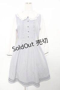 axes femme POETIQUE / 丸襟付きガーリーワンピース M ラベンダー Y-25-11-30-195-AX-OP-SZ-ZY