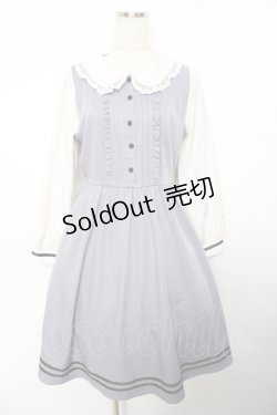 画像1: axes femme POETIQUE / 丸襟付きガーリーワンピース M ラベンダー Y-25-11-30-195-AX-OP-SZ-ZY