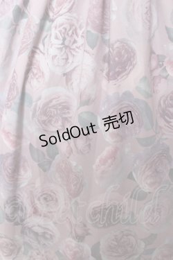 画像3: axes femme / ラヴィアンローズ柄ワンピース F ピンク Y-25-11-30-197-AX-OP-SZ-ZI