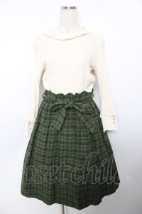 axes femme / 2021年福袋ワンピース  生成り×グリーン Y-25-11-30-199-AX-OP-SZ-ZI