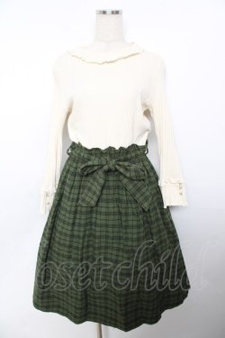 画像1: axes femme / 2021年福袋ワンピース  生成り×グリーン Y-25-11-30-199-AX-OP-SZ-ZY