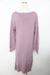 画像2: axes femme / スリットロングニットワンピ  ラベンダー Y-25-11-30-200-AX-OP-SZ-ZT0406K (2)