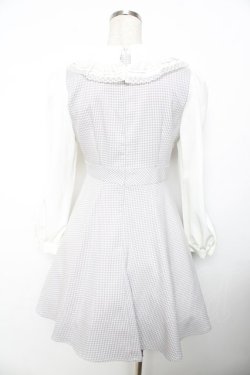 画像2: evelyn / 襟フリルワンピース S グレー Y-25-11-30-202-LO-OP-SZ-ZY