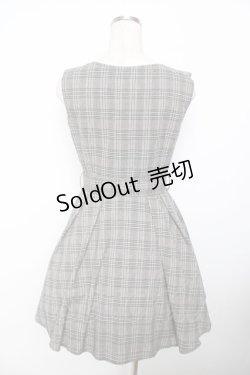 画像2: evelyn / チェックベルトワンピース M ブラウン Y-25-11-30-206-LO-OP-SZ-ZY