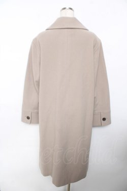 画像2: powder / ウールロングコート F ベージュ Y-25-11-30-209-LO-CO-SZ-ZY