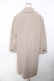 画像2: powder / ウールロングコート F ベージュ Y-25-11-30-209-LO-CO-SZ-ZY (2)