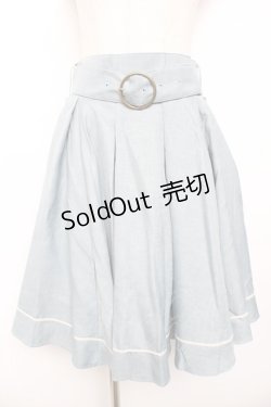 画像1: Kurumi Collaboration / マリンアカデミアスカート M サックス Y-25-11-30-213-LO-SK-SZ-ZY