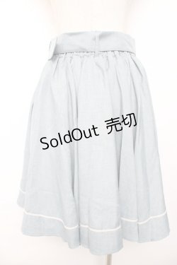 画像2: Kurumi Collaboration / マリンアカデミアスカート M サックス Y-25-11-30-213-LO-SK-SZ-ZY