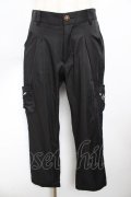 axes femme / ポケットビジュー付きパンツ M 黒 Y-25-11-30-214-AX-PA-SZ-ZY