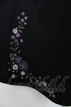 画像3: axes femme / クロスステッチ刺繍パンツ F 黒 Y-25-11-30-217-AX-PA-SZ-ZY