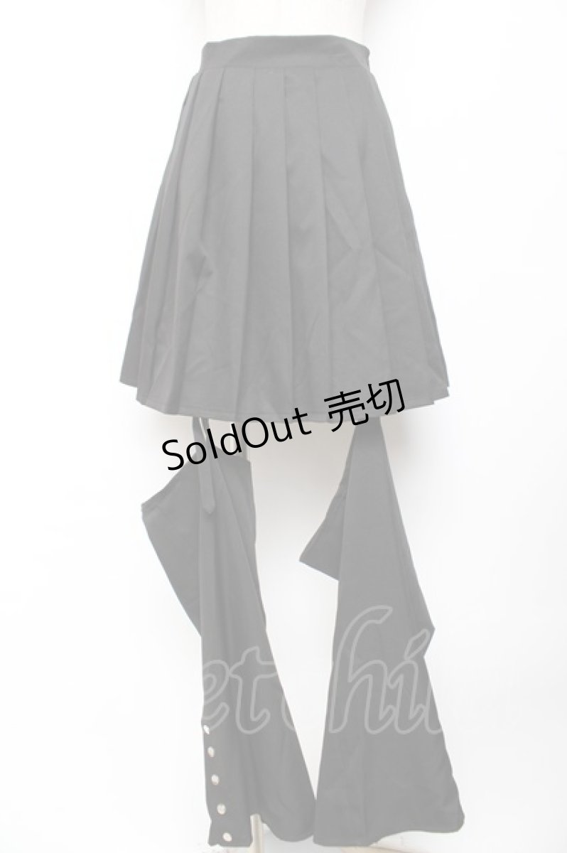 画像1: Amavel / Rockin' Girl レッグカバー付きスカパン F 黒 Y-25-11-30-222-CA-SK-SZ-ZI (1)